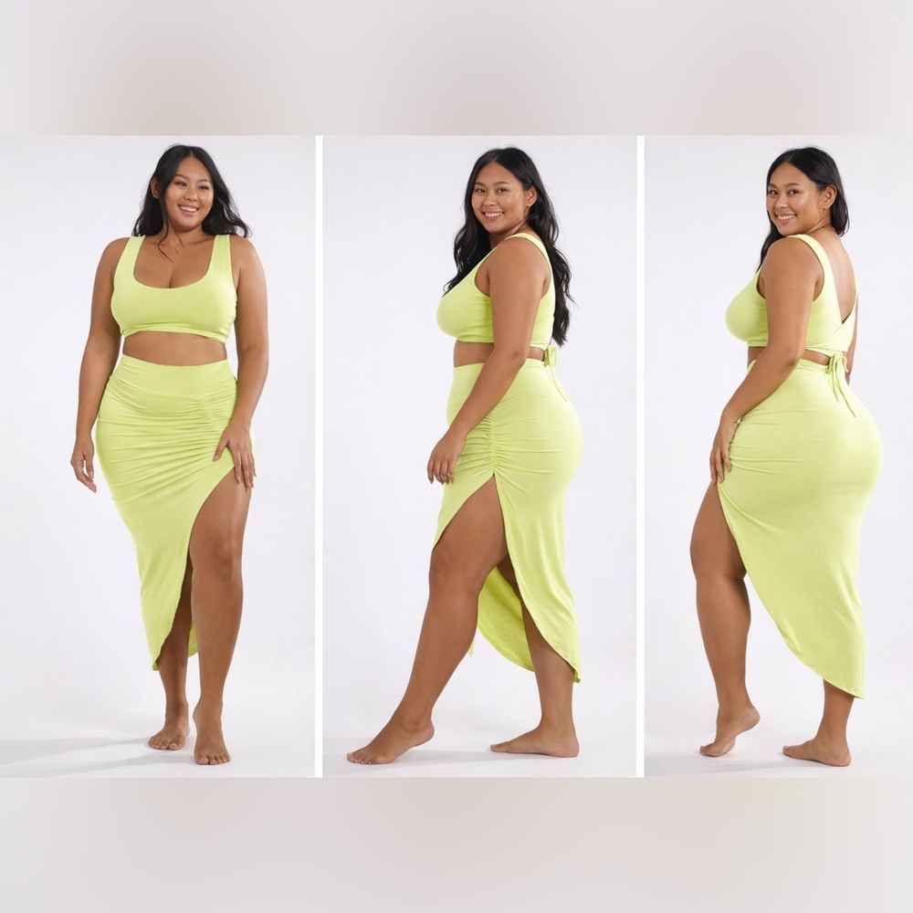 Royal codes isis skirt Lime Green XL